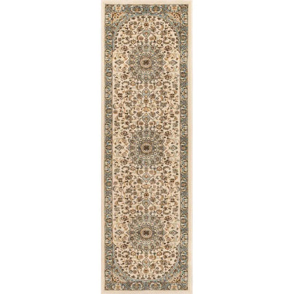 Aviva Ivory Traditional Rug Well Woven