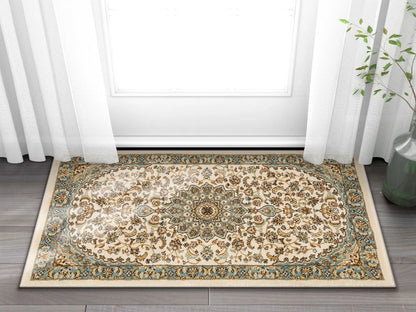 Aviva Ivory Traditional Rug Well Woven