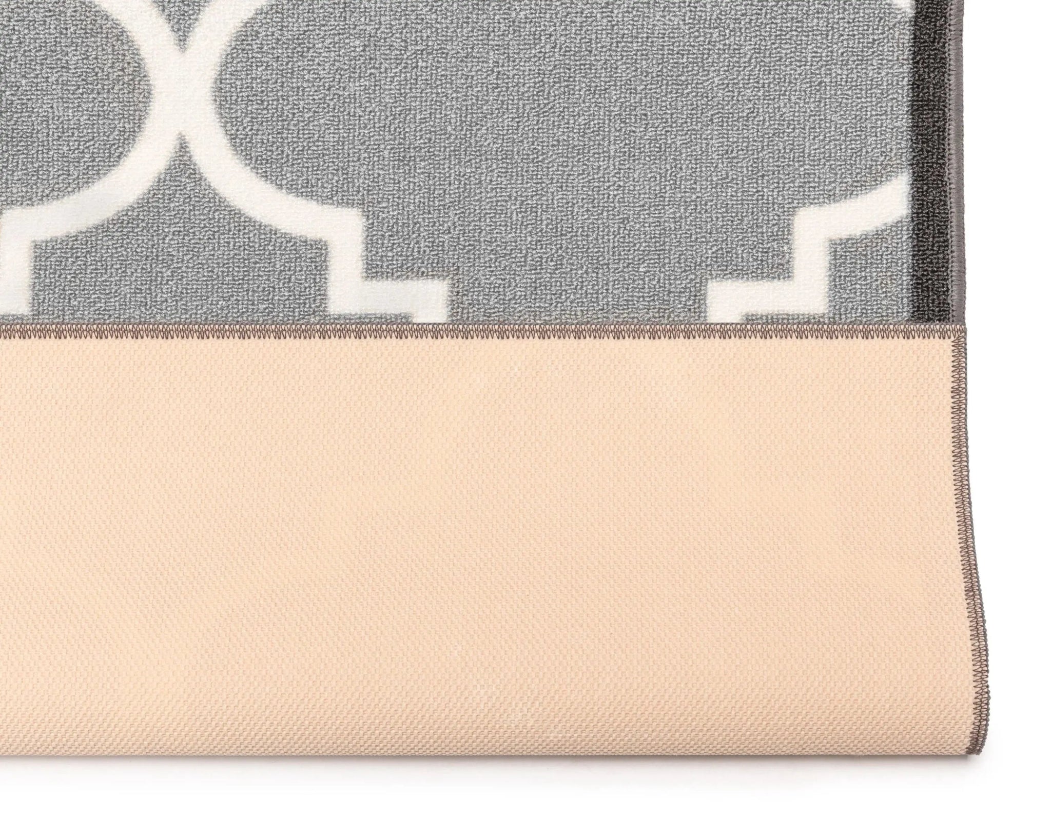 Brooklyn Trellis Custom Size Runner Modern Grey 31 Inch Wide x Choose Your Length Machine Washable Hallway Runner Rug Well Woven