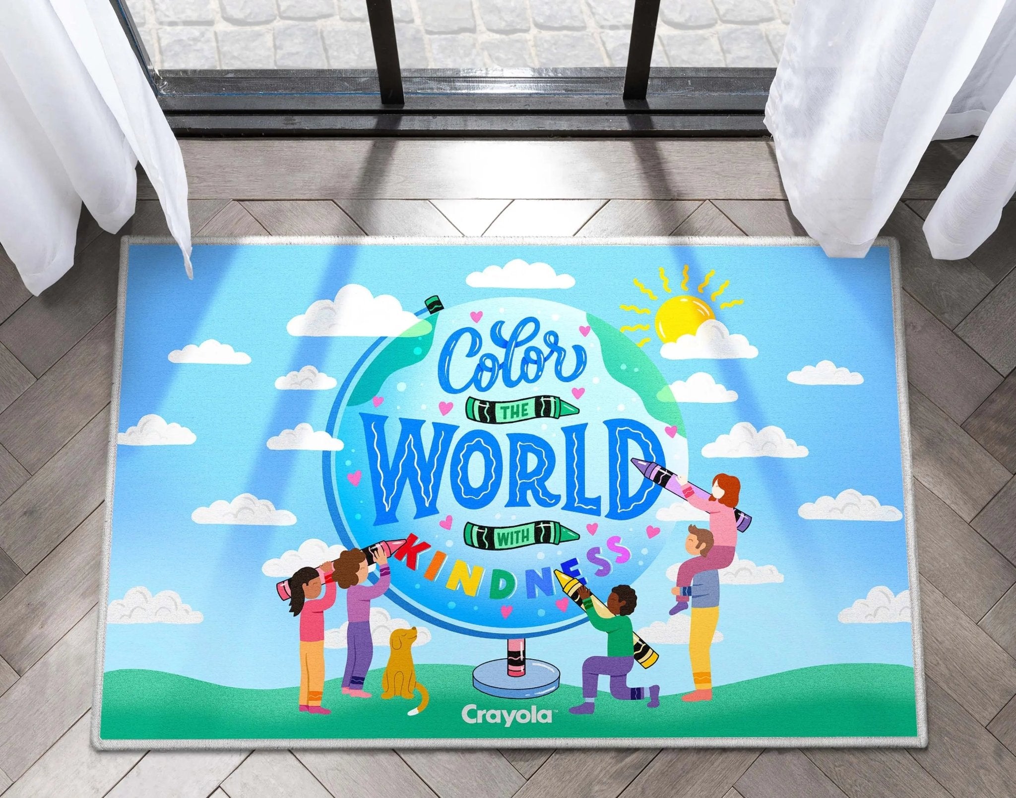 Crayola Color The World Blue Area Rug By Well Woven Well Woven