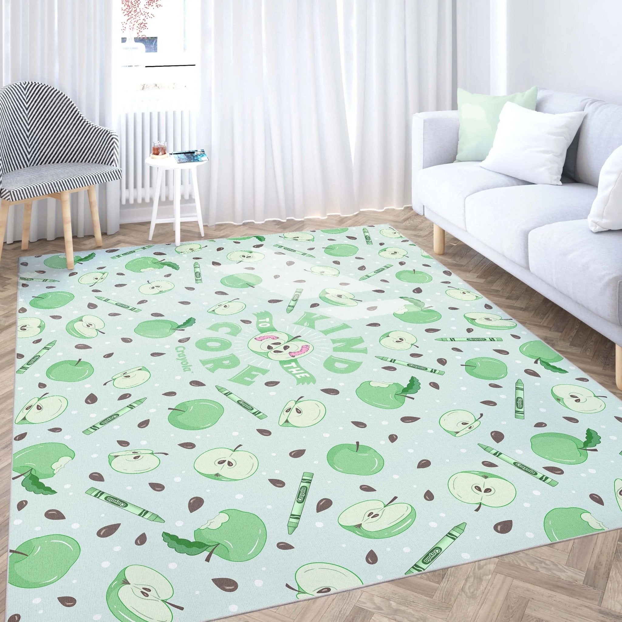 Crayola Kind to the Core Green Area Rug By Well Woven Well Woven
