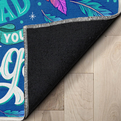 Crayola Spread Your Wings Blue Area Rug By Well Woven Well Woven