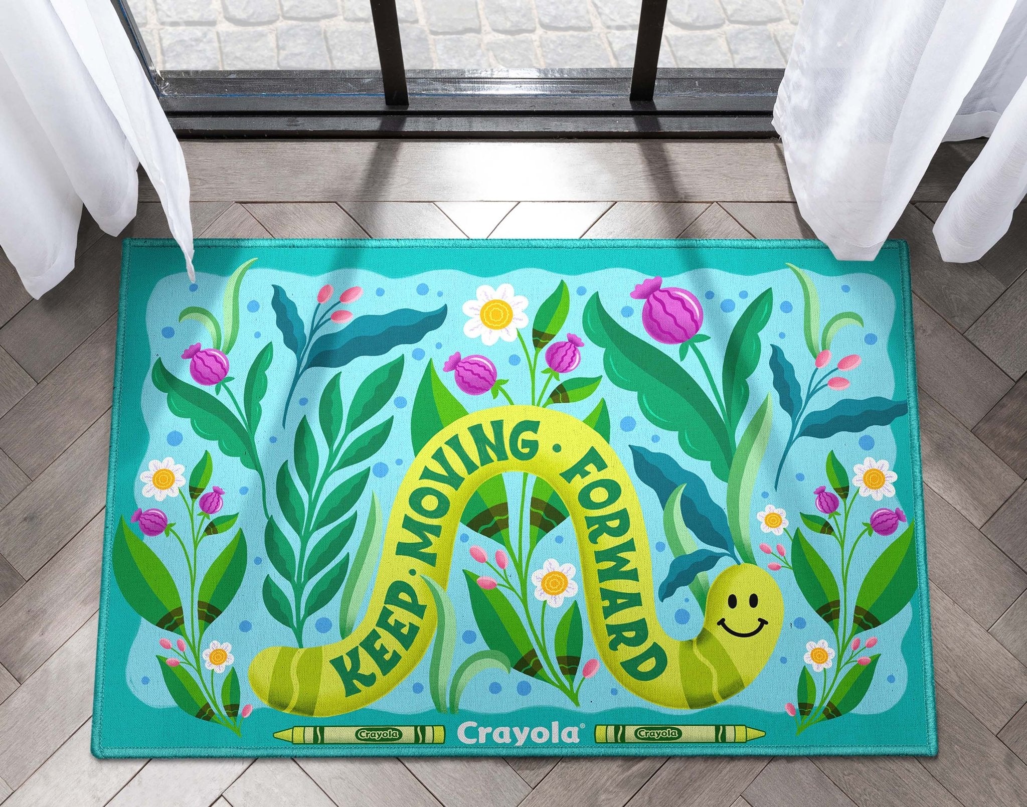 Crayola Keep Moving Green Blue Area Rug By Well Woven Well Woven
