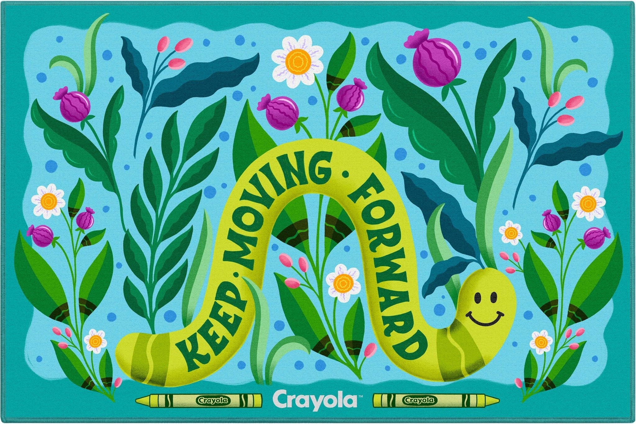 Crayola Keep Moving Green Blue Area Rug By Well Woven Well Woven