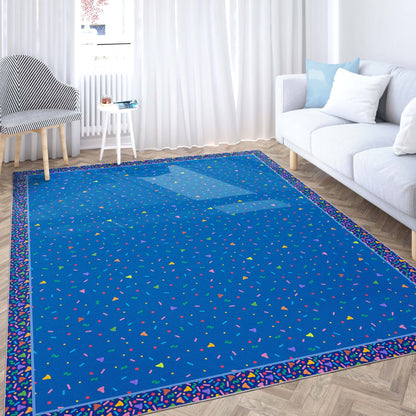 Crayola Confetti Blue Area Rug By Well Woven Well Woven