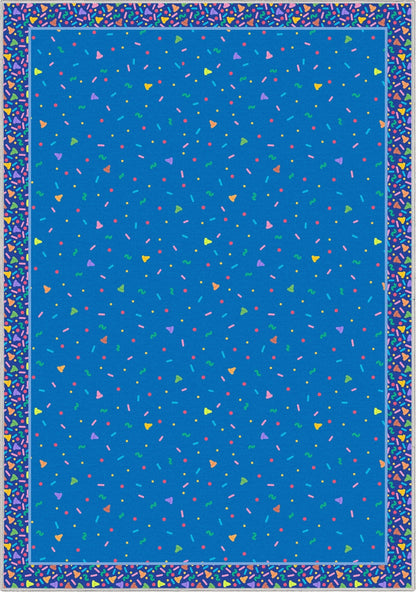 Crayola Confetti Blue Area Rug By Well Woven Well Woven