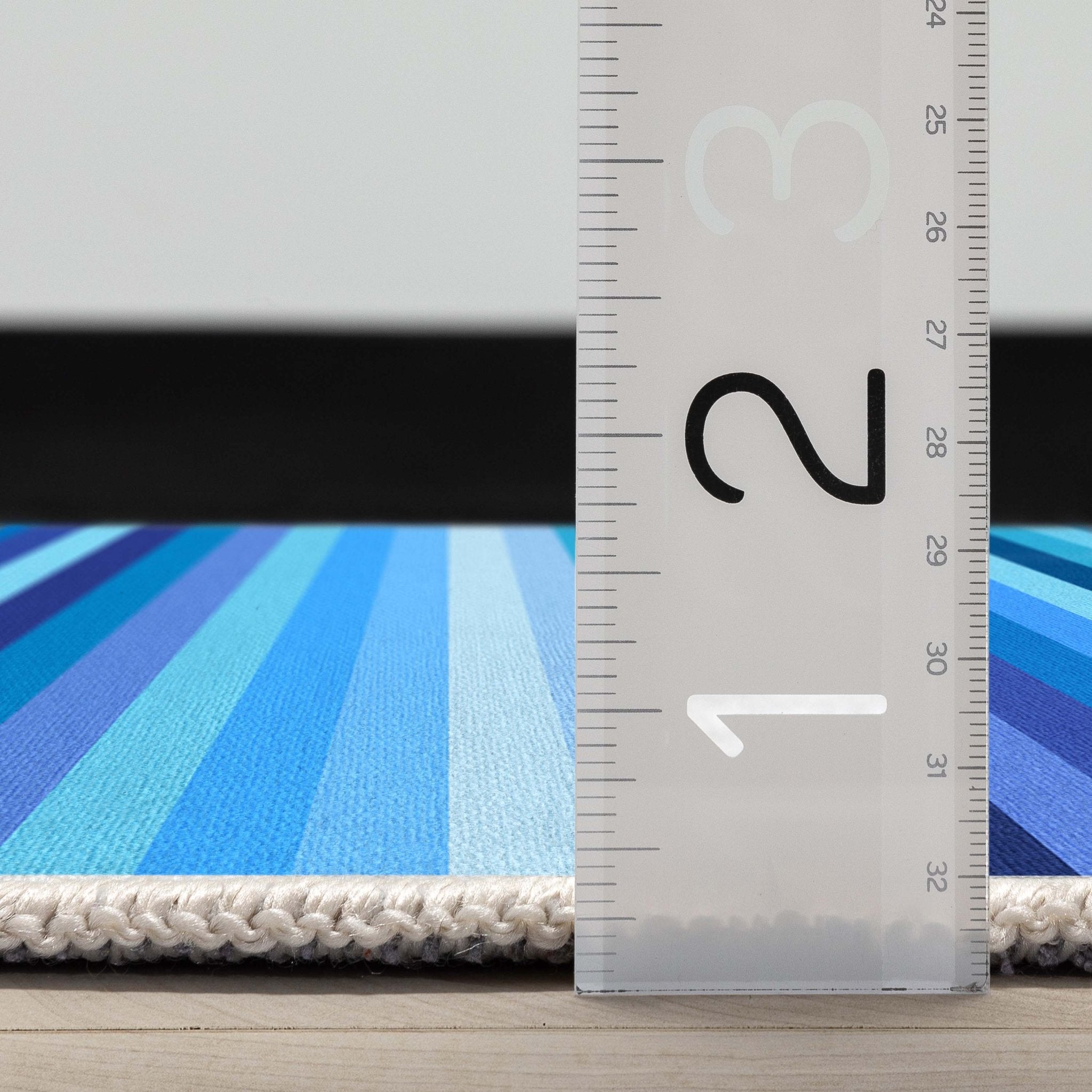 Crayola Stripe Blue Area Rug By Well Woven Well Woven