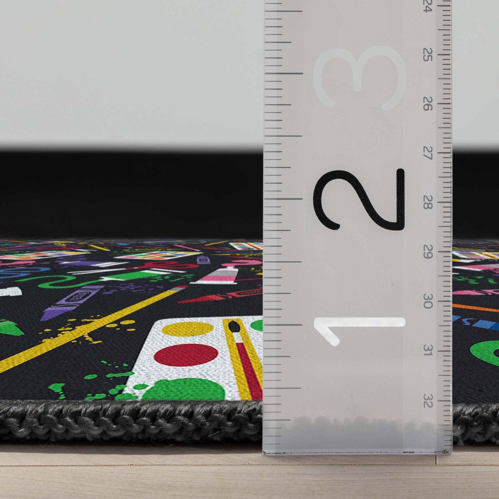 Crayola Art Supplies Black Area Rug By Well Woven Well Woven