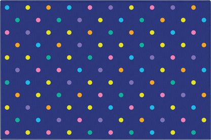 Crayola Polka Dot Blue Area Rug By Well Woven Well Woven