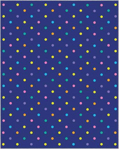 Crayola Polka Dot Blue Area Rug By Well Woven Well Woven