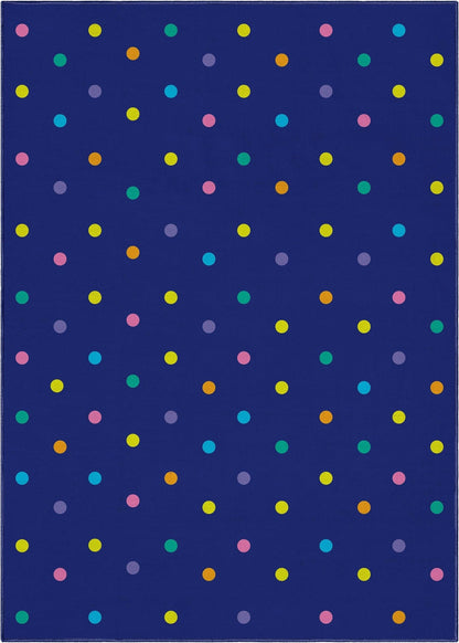 Crayola Polka Dot Blue Area Rug By Well Woven Well Woven