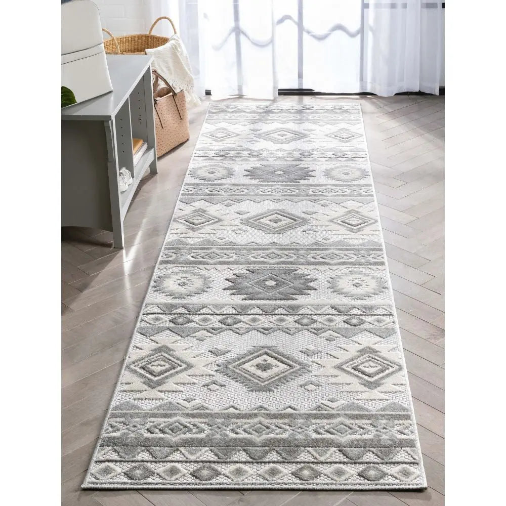 Mamba Grey Modern Indoor Outdoor Rug Well Woven
