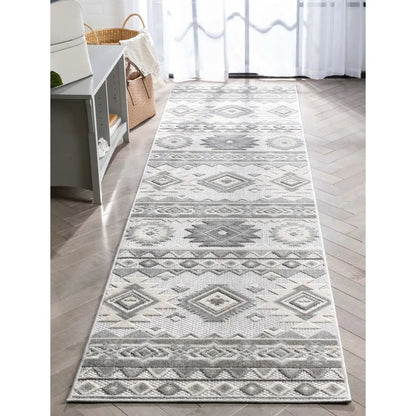 Mamba Grey Modern Indoor Outdoor Rug Well Woven