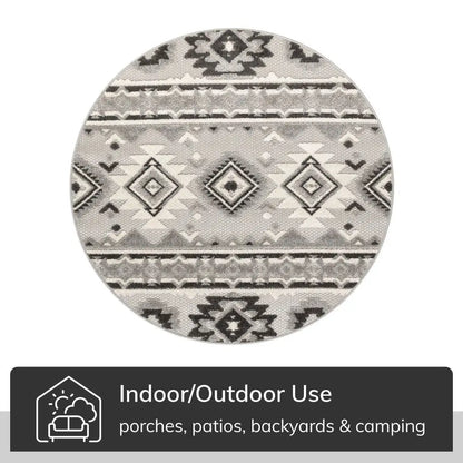 Mamba Grey Modern Indoor Outdoor Rug Well Woven
