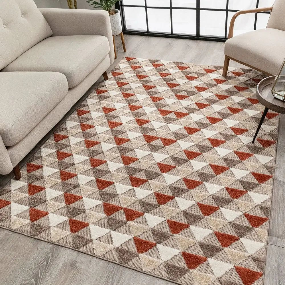 Dream Beige Modern Indoor Outdoor Rug Well Woven