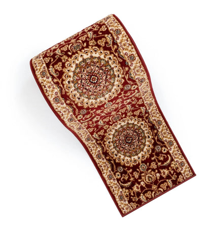 Custom Size Runner Medallion Oriental  Persian Pattern Red Choose Your Width x Choose Your Length Hallway Runner Rug Well Woven