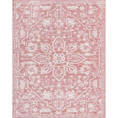 Disa Vintage Medallion Blush Soft Rug By Chill Rugs Well Woven