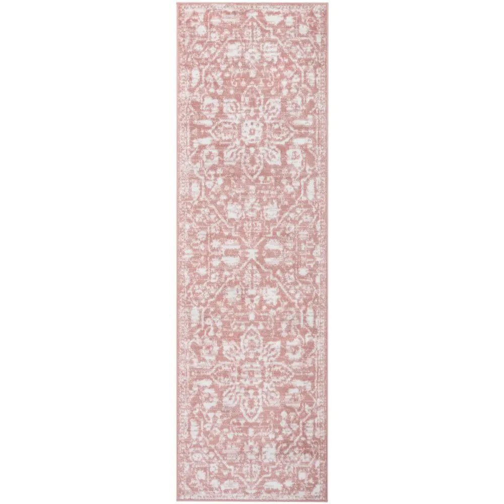 Disa Vintage Medallion Blush Soft Rug By Chill Rugs Well Woven