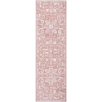 Disa Vintage Medallion Blush Soft Rug By Chill Rugs Well Woven