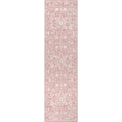 Disa Vintage Medallion Blush Soft Rug By Chill Rugs Well Woven