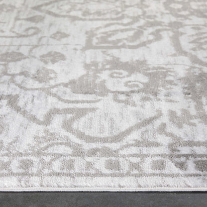 Disa Vintage Medallion Cream Soft Rug By Chill Rugs Well Woven