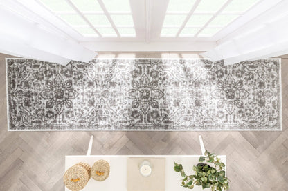 Disa Vintage Medallion Cream Soft Rug By Chill Rugs Well Woven