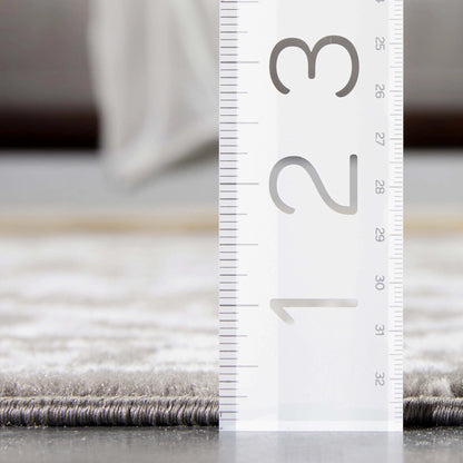 Disa Vintage Medallion Grey Soft Rug By Chill Rugs Well Woven