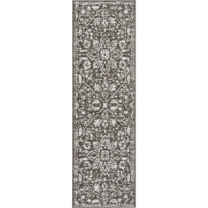 Disa Vintage Medallion Grey Soft Rug By Chill Rugs Well Woven