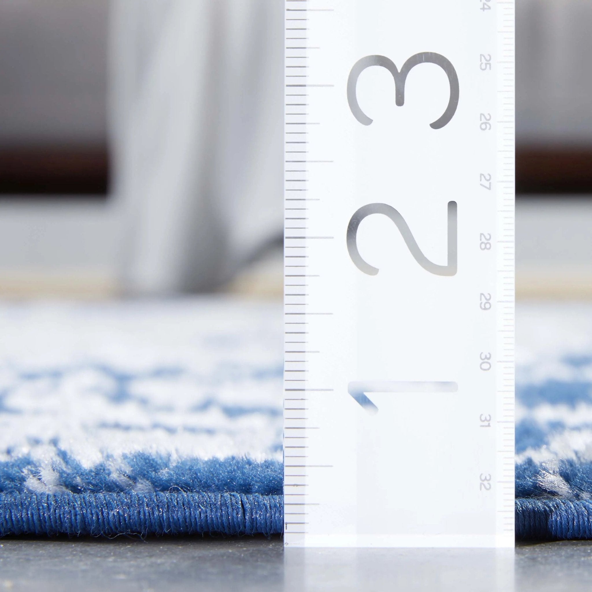 Disa Vintage Medallion Dark Blue Soft Rug By Chill Rugs Well Woven