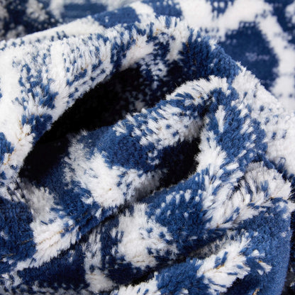 Disa Vintage Medallion Dark Blue Soft Rug By Chill Rugs Well Woven