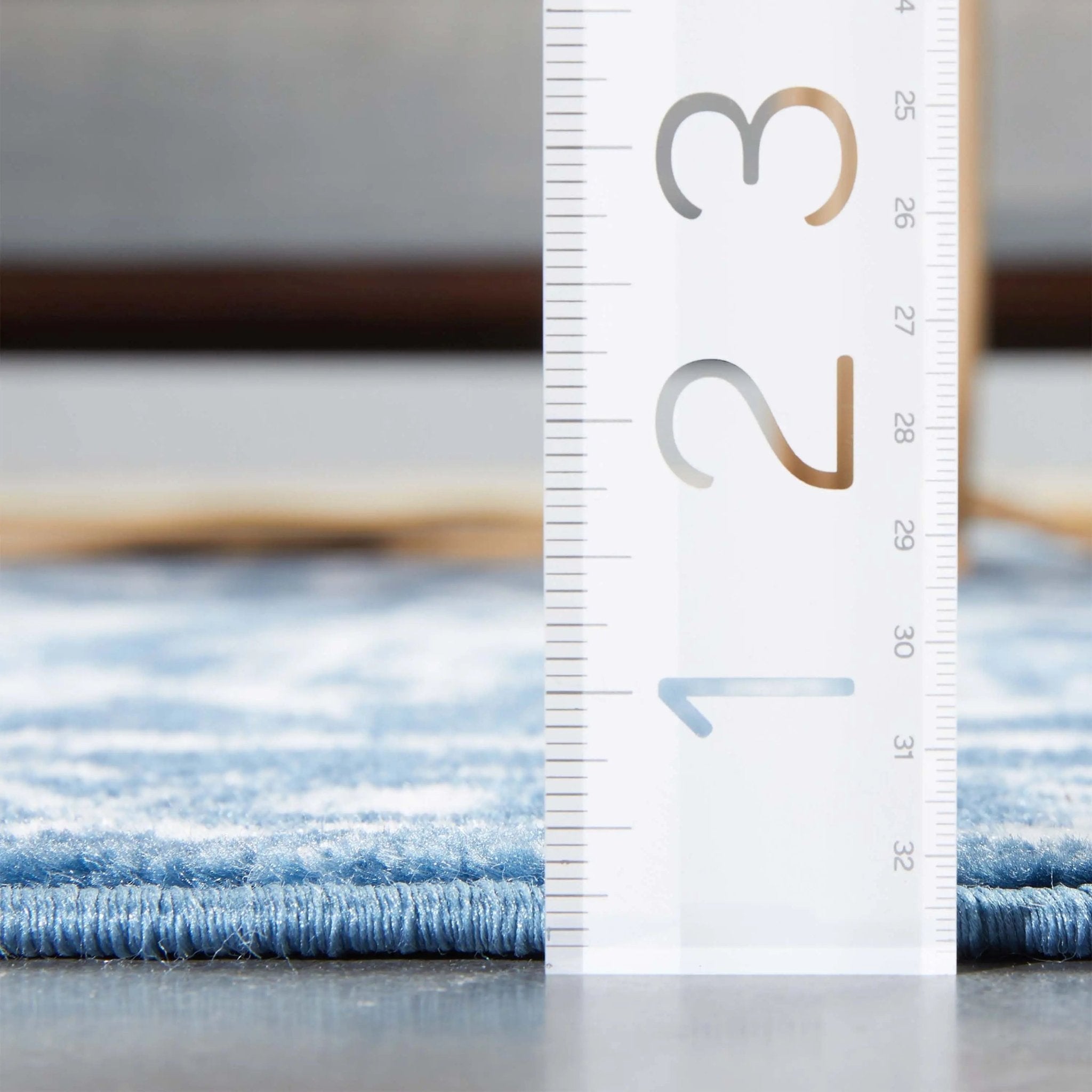 Disa Vintage Medallion Light Blue Soft Rug By Chill Rugs Well Woven