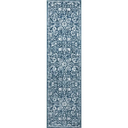 Disa Vintage Medallion Light Blue Soft Rug By Chill Rugs Well Woven