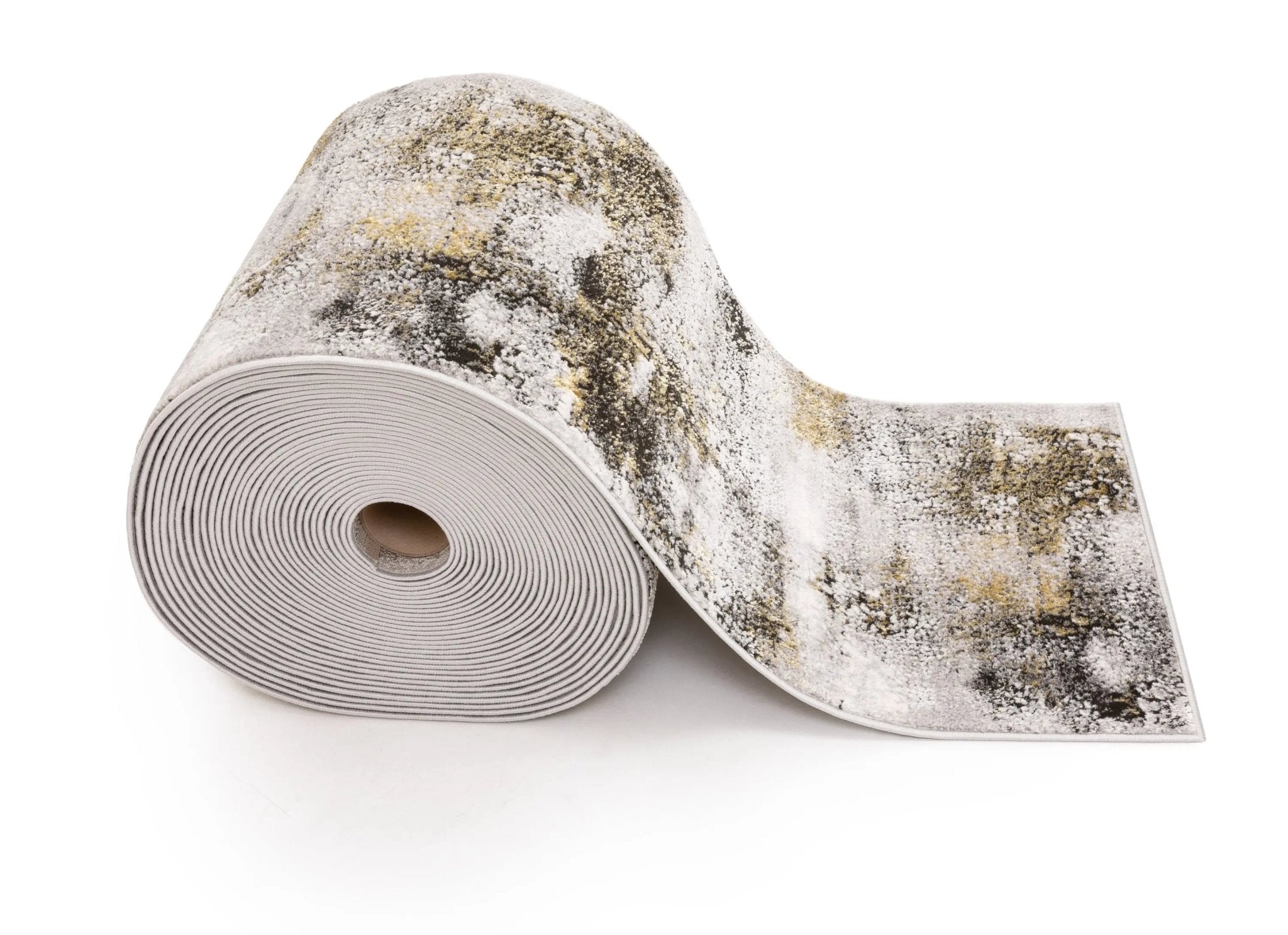 Custom Size Runner Kenneth Retro Abstract Pattern Grey Choose Your Width x Choose Your Length Hallway Runner Rug Well Woven