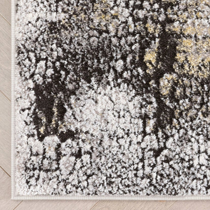 Custom Size Runner Kenneth Retro Abstract Pattern Grey Choose Your Width x Choose Your Length Hallway Runner Rug Well Woven