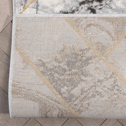 Custom Size Runner Arlo Retro Mosaic Marble Pattern Grey Choose Your Width x Choose Your Length Hallway Runner Rug Well Woven