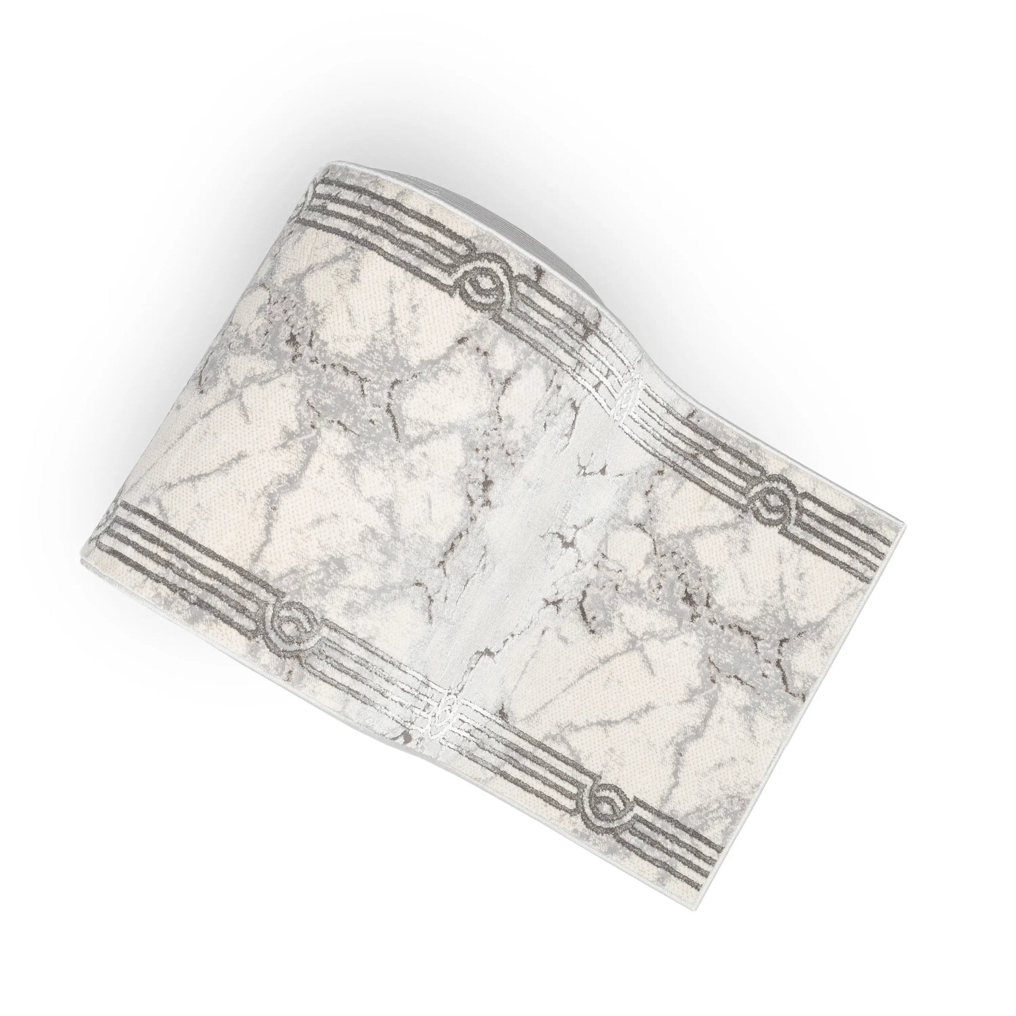 Custom Size Runner Huntington Retro Mosaic Marble Pattern Black Choose Your Width x Choose Your Length Hallway Runner Rug Well Woven