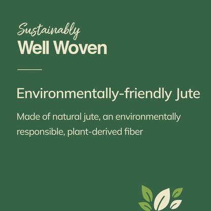 Sorel Farmhouse 5' x 7'  Non-Slip Natural-Fiber Natural Black Border Rug Well Woven