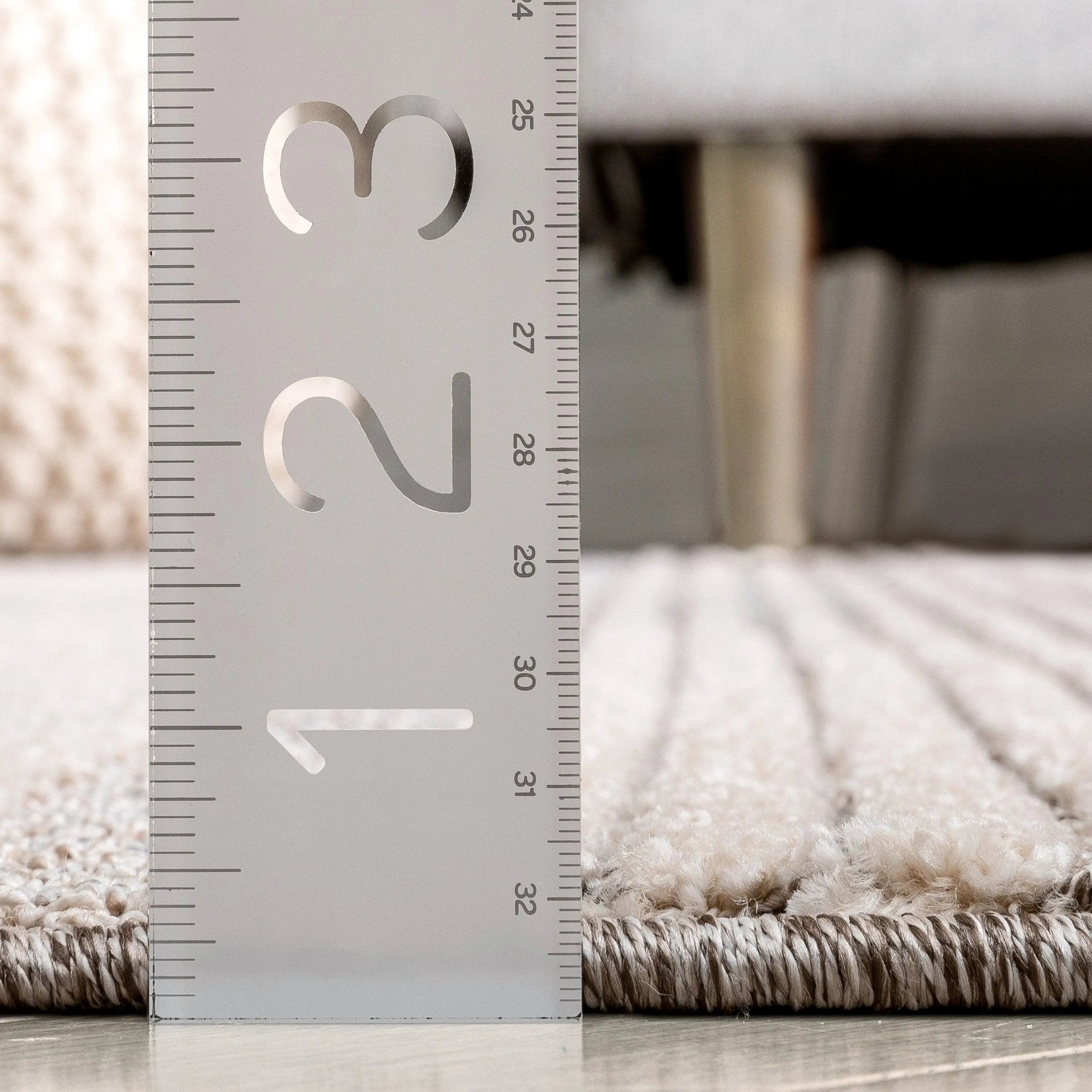 Briar Tribal Geometric Abstract Beige Looped Pile Rug Well Woven