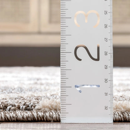 Custom Size Runner Ailey Moroccan Lattice Trellis Ivory Choose Your Width x Choose Your Length Hallway Runner Rug Well Woven