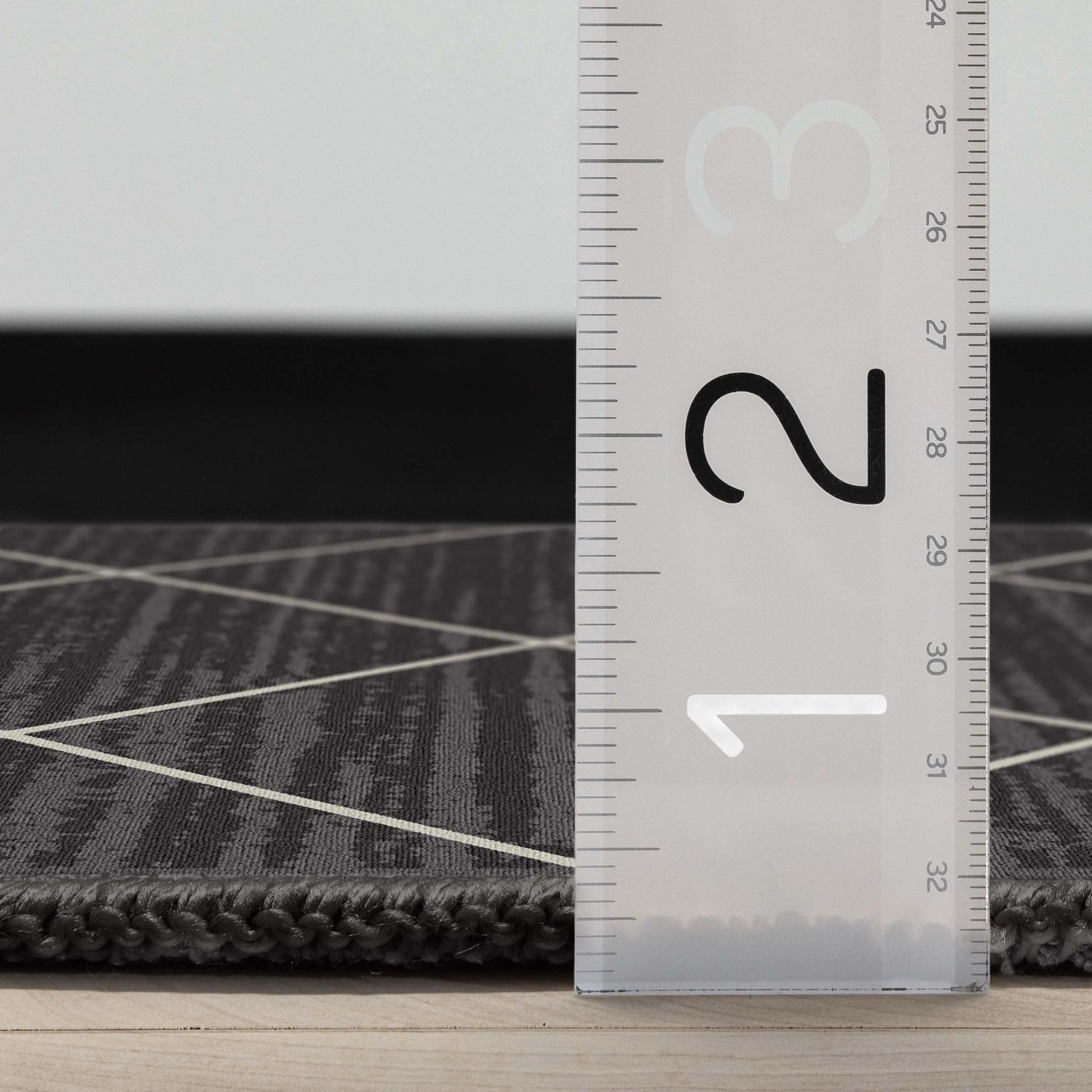 Clover Grey Modern Trellis Flat-Weave Cotton Backing Rug Well Woven