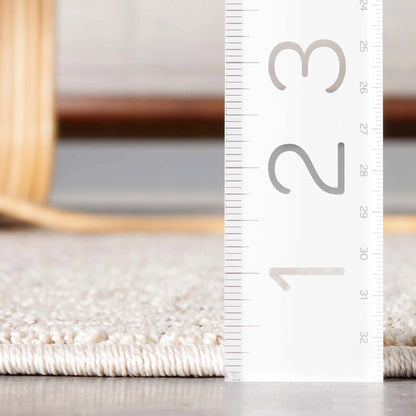 Carina Tribal Medallion Beige Kilim-Style Rug Well Woven