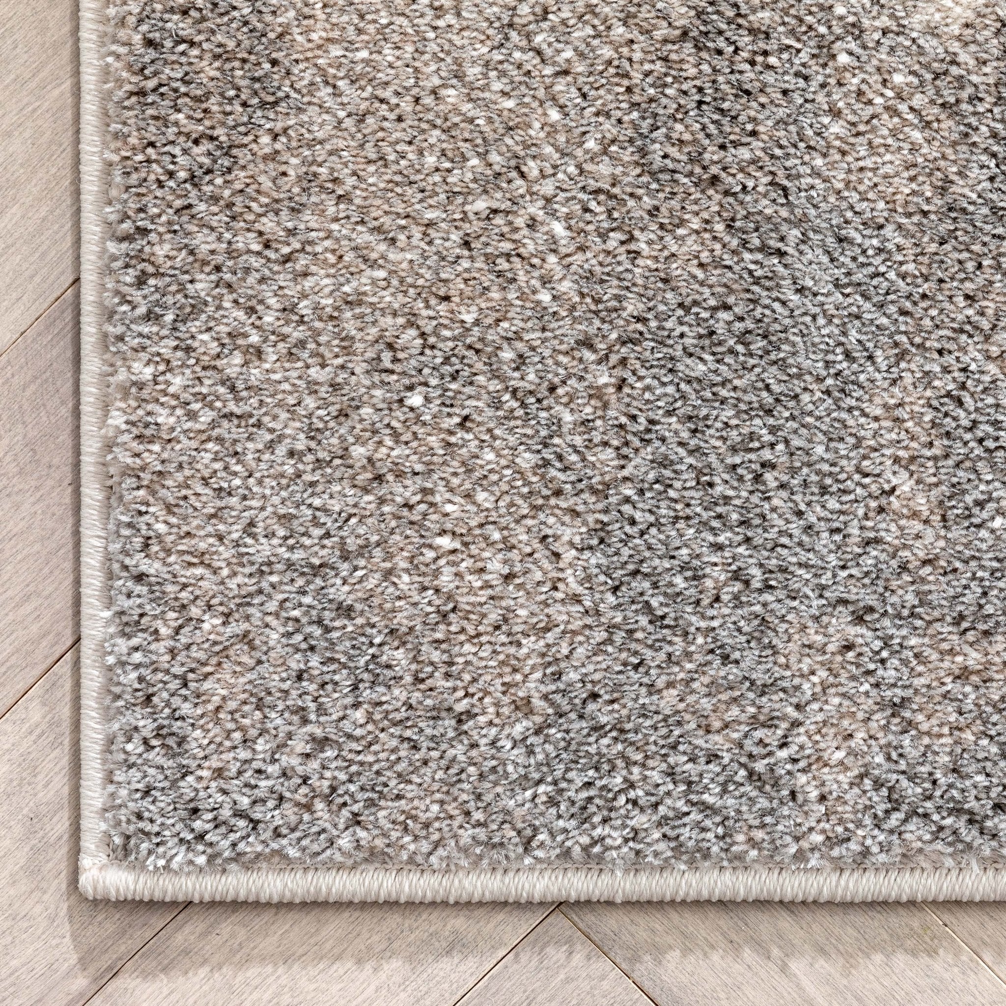 Odette Botanical Transitional Leaves Grey Vintage Rug Well Woven