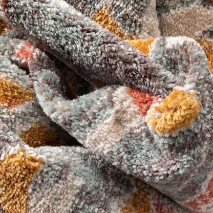 Gwendolyn Blush Bohemian Oriental Medallion Rug Well Woven