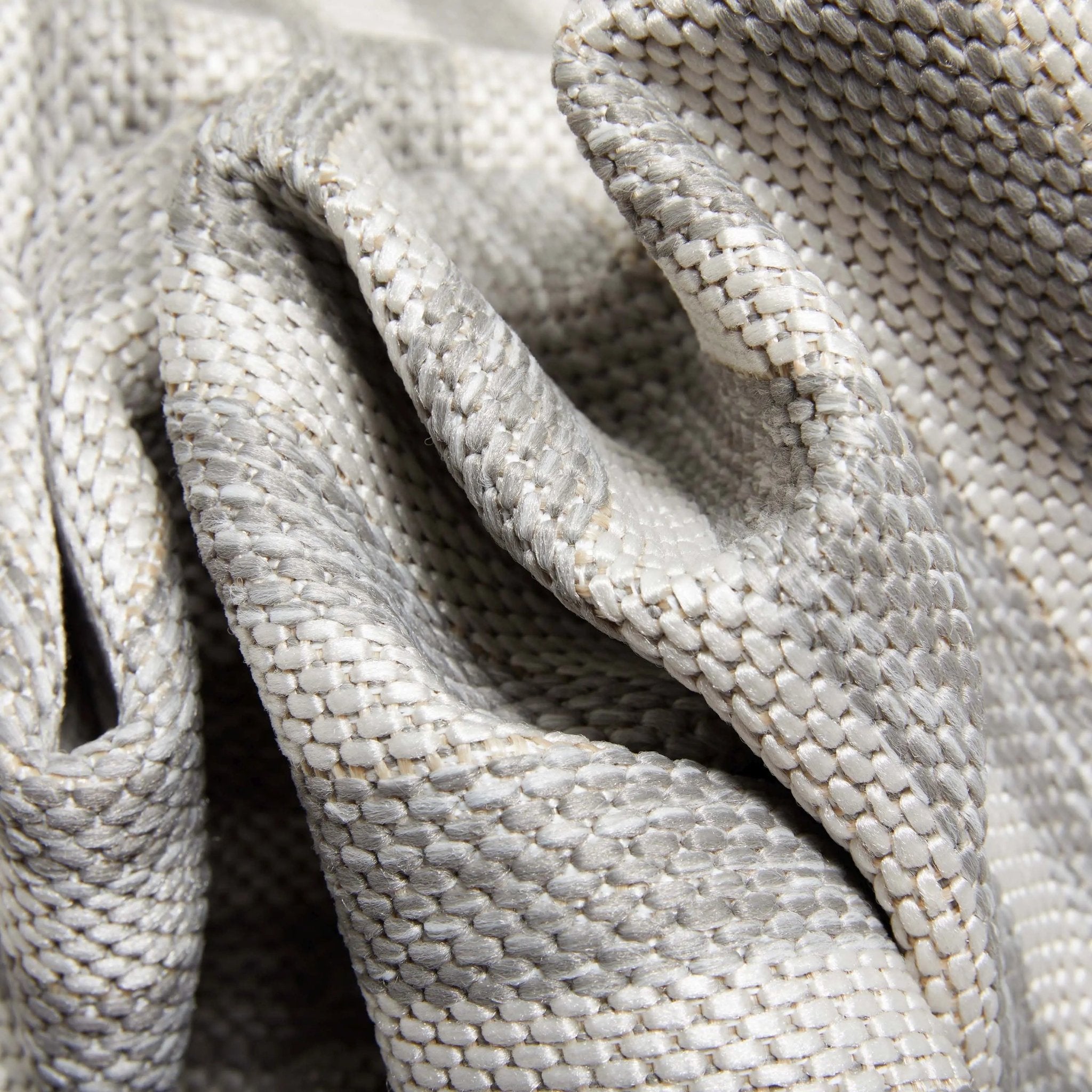 Alder Modern Stripes Indoor/Outdoor Ivory Grey Flat-Weave Rug Well Woven