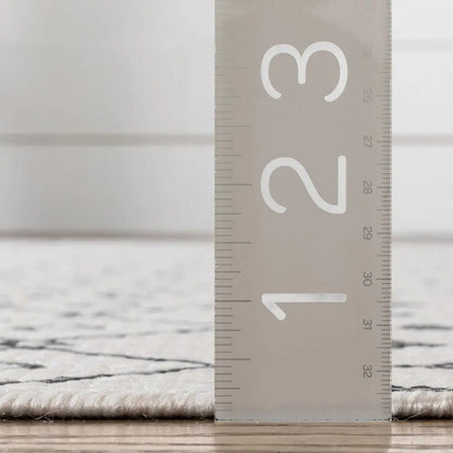 Nord Moroccan Tribal Indoor Outdoor Ivory Flatweave Rug Well Woven