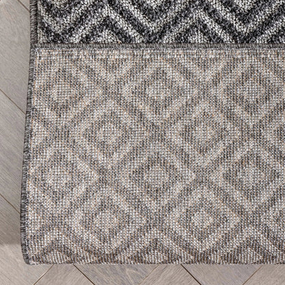 Custom Size Runner Pia Tribal Geometric Diamond Pattern Dark Grey Choose Your Width x Choose Your Length Hallway Runner Rug Well Woven
