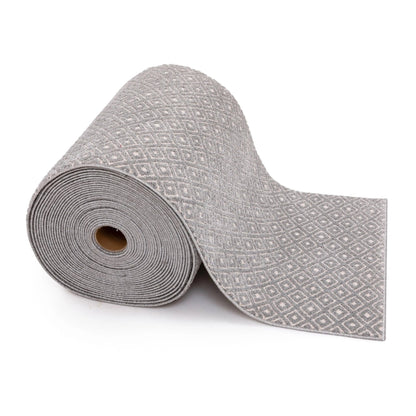 Custom Size Runner Pia Tribal Geometric Diamond Pattern Grey Choose Your Width x Choose Your Length Hallway Runner Rug Well Woven