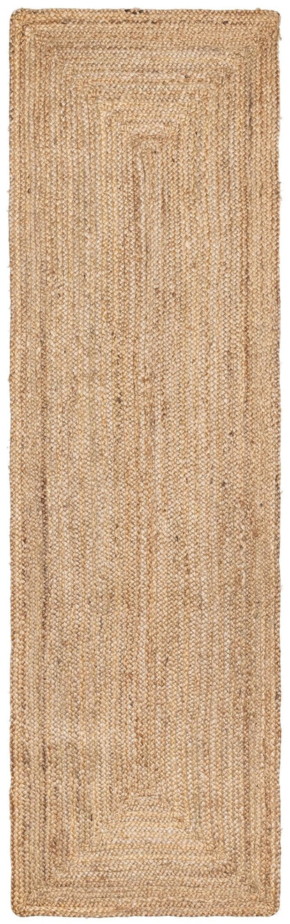 Jemma Natural-Fiber Braided Pattern Natural Hand-Woven Chunky-Textured Rug Well Woven