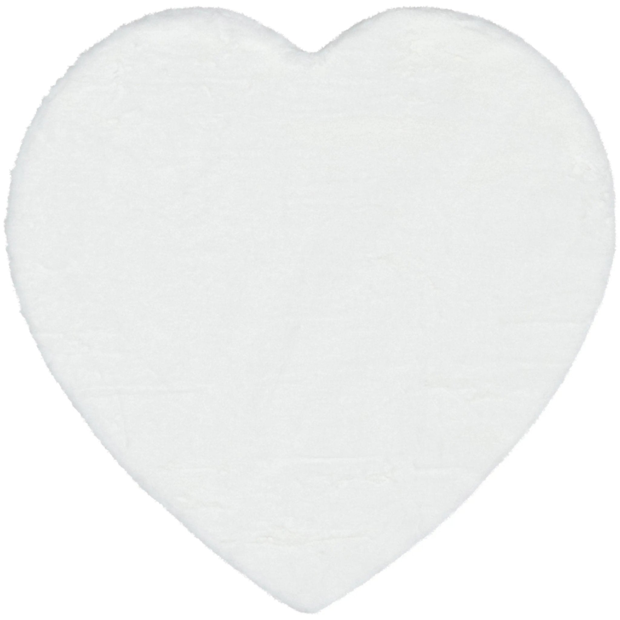 Crest Modern Glam Faux Fur Plush White Shag Rug Well Woven