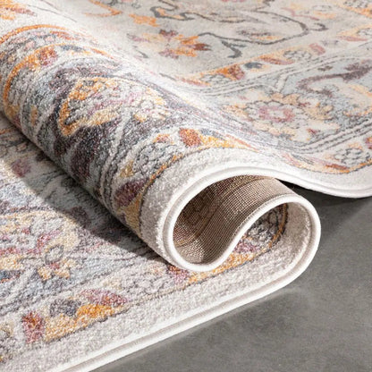 Carno Bohemian Eclectic Persian Beige Rug Well Woven